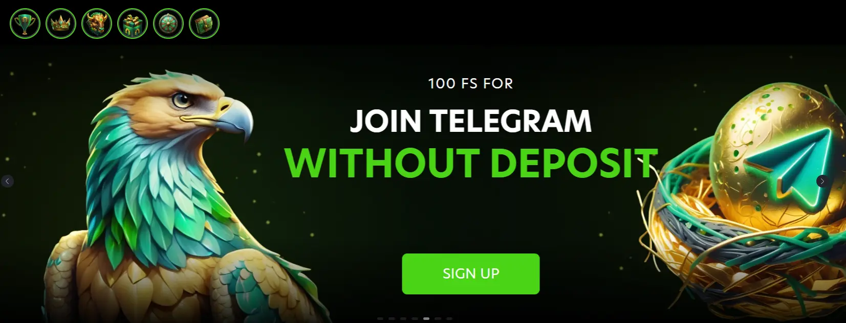 NeoSpin Telegram bonus